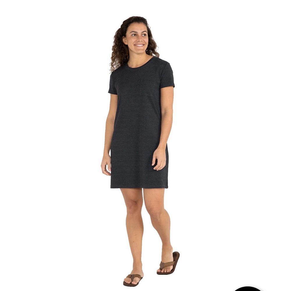 Free Fly Apparel Heather Black Dress